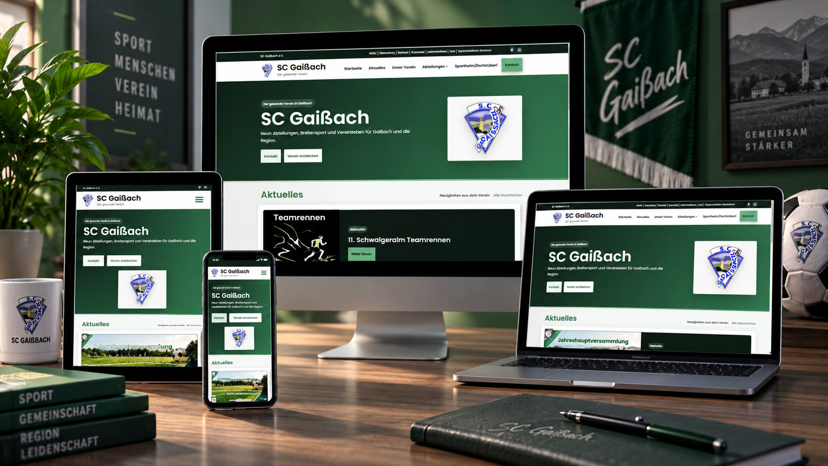 Website-Vorschau SC Gaißach e.V.
