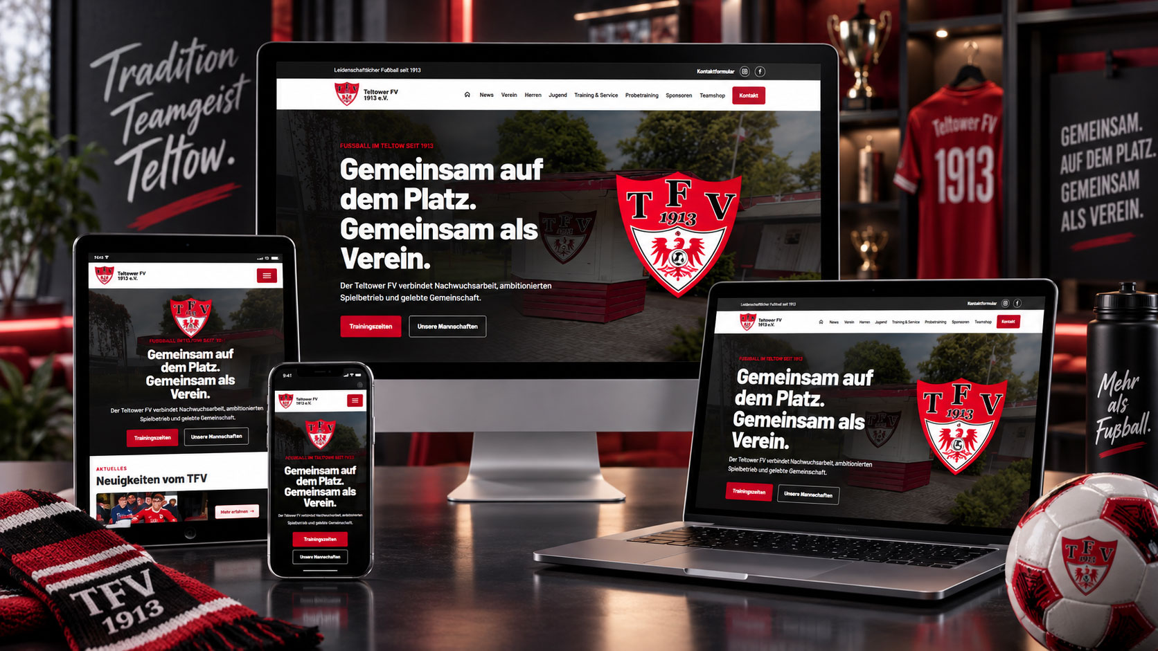 Website-Vorschau Teltower FV 1913